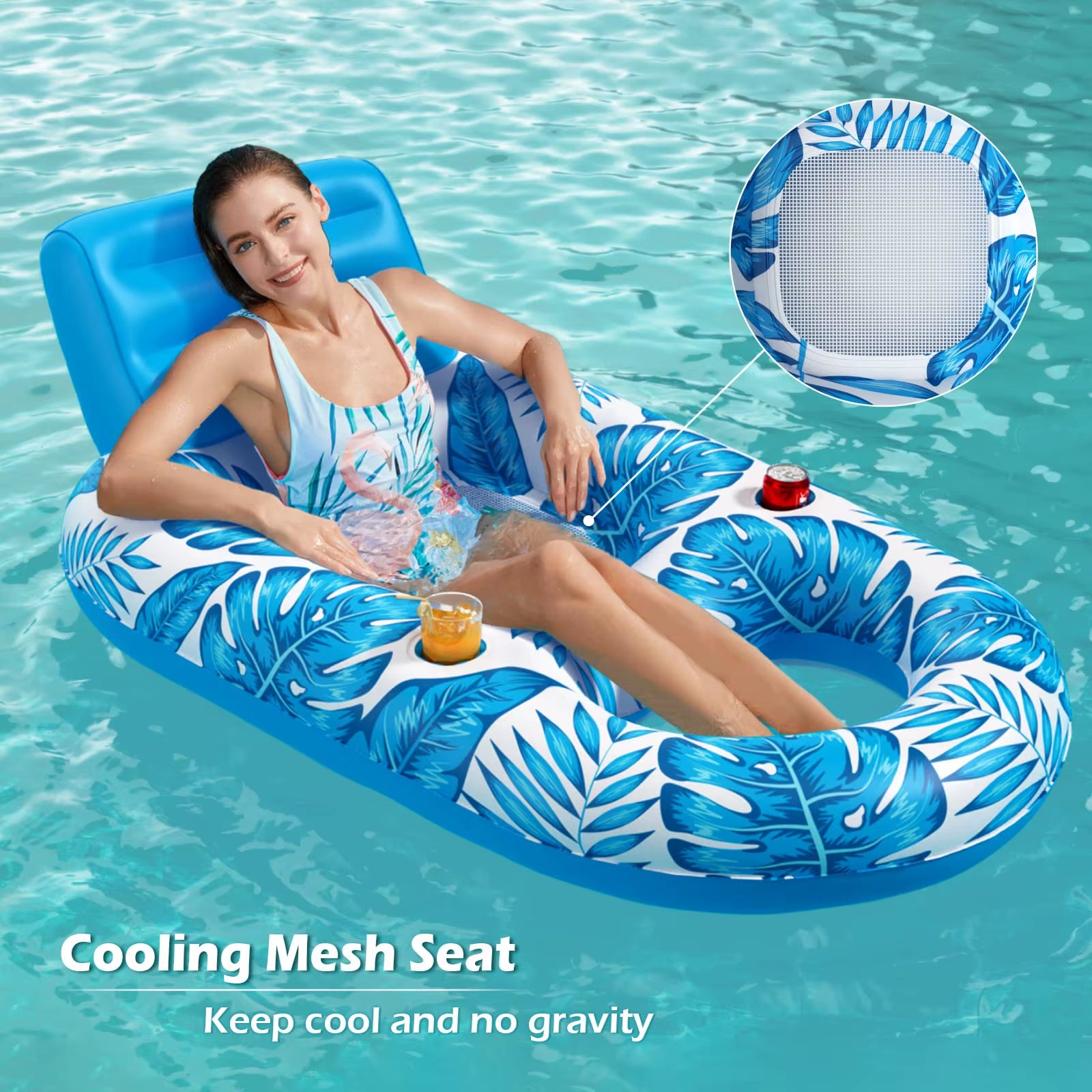 VibeSett™️ Luxury Summer Cloud Pool Lounger